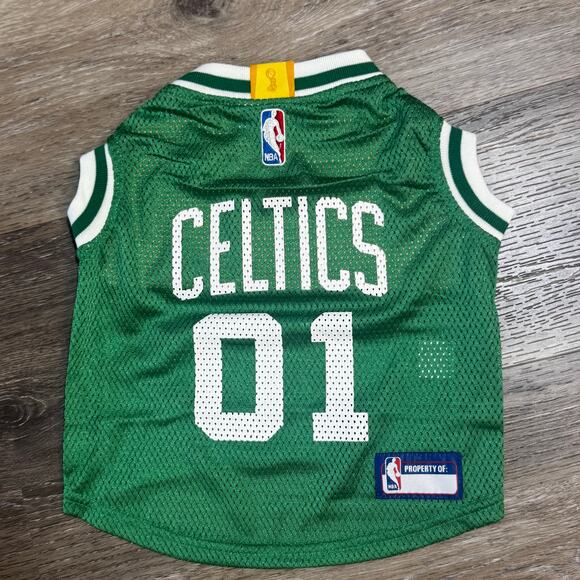 NBA Boston Celtics Mesh Basketball Dog Jersey medium - Picture 1 of 5